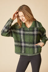 The Plaid Zip Jacket