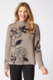 Floral Foliage Intarsia Sweater