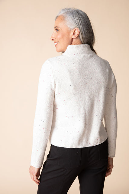 Harvest Tweed Zip Cardi