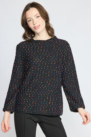 Confetti Pop Funnel Neck Sweater