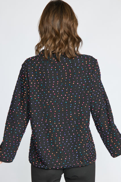 Confetti Pop Funnel Neck Sweater