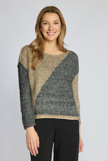 Diagonal Darling Pullover Sweater