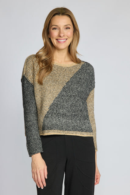 Diagonal Darling Pullover Sweater