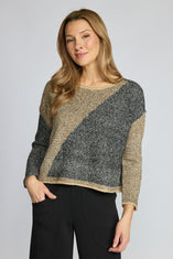 Diagonal Darling Pullover Sweater