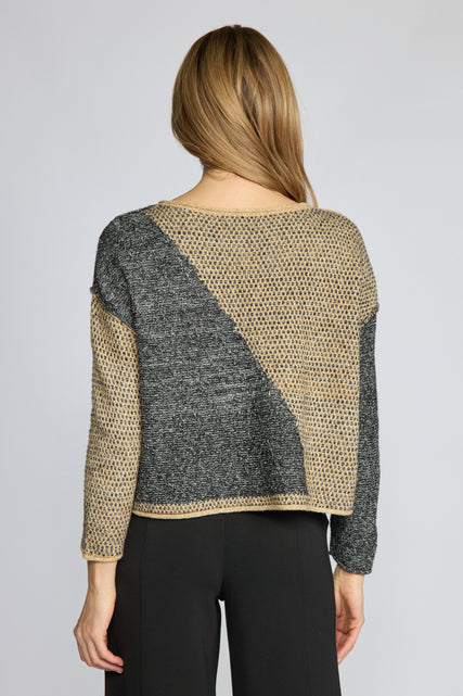 Diagonal Darling Pullover Sweater