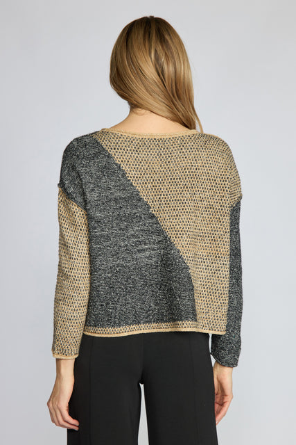 Diagonal Darling Pullover Sweater