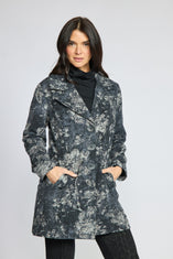 Floral Fleece Coat