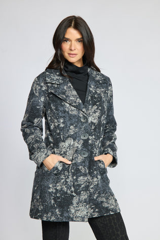 Floral Fleece Coat