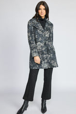 Floral Fleece Coat