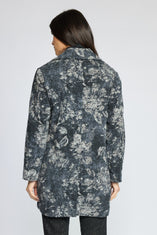 Floral Fleece Coat