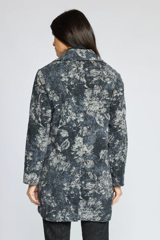 Floral Fleece Coat