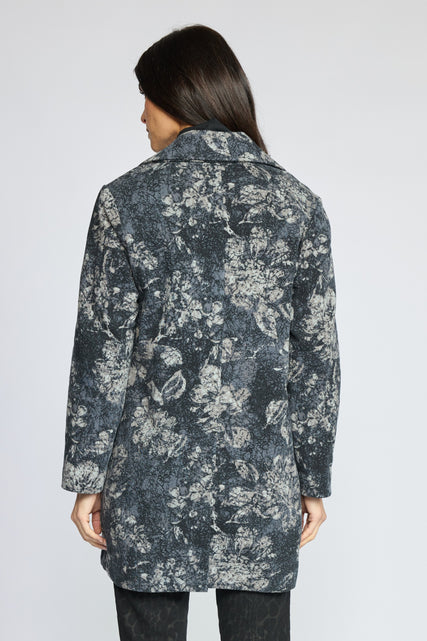 Floral Fleece Coat