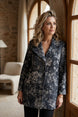 Floral Fleece Coat