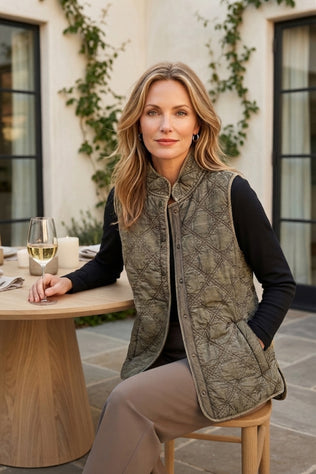 Windjammer Quilted Cotton Vest