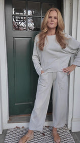 Feather Lux Knit Travel Pullover