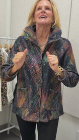 Sunset Fleece Swing Coat