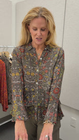 English Garden Flounce Shirt