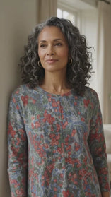 Super Soft Fleece Paisley Pullover