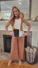 Coastal Colorblock Sunset Tank