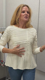 Ripple Effect Seamed Top