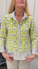 Amalfi Floral Flounce Top
