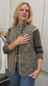 Windjammer Quilted Cotton Vest