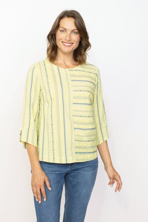 HABITAT CLOTHING Double flounce dot blouse - Support Local - Chico Support  Local – Chico
